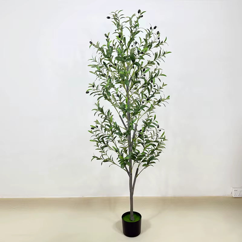 Simulation Olive Tree Potted Plant Wholesale Artificial Tree Crafts Decoration Factory Direct Supply Garden Store Decoration
