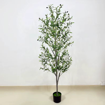 Simulation Olive Tree Potted Plant Wholesale Artificial Tree Crafts Decoration Factory Direct Supply Garden Store Decoration