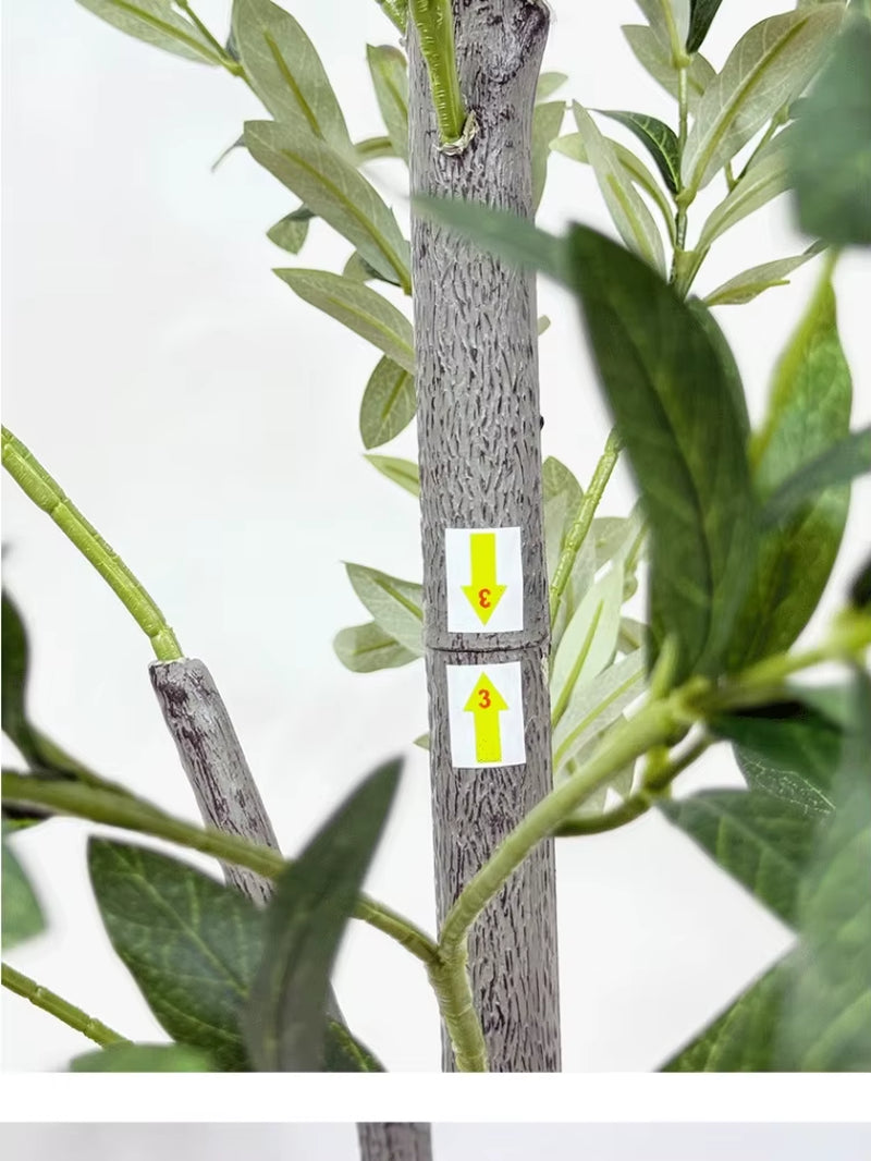 Simulation Olive Tree Potted Plant Wholesale Artificial Tree Crafts Decoration Factory Direct Supply Garden Store Decoration