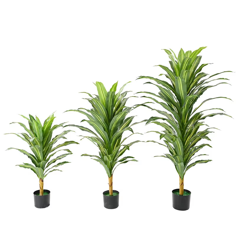 Bionic Green Plant Simulation Tree Living Room Decoration Large Ornaments Artificial Brazilian Wood Fake Tree
