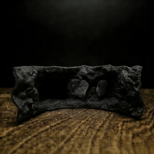 3D Printed Forked Cave Aquarium Reptile Tank Decor Fish Shrimp Lizard Gecko Hiding Shelter Pet Habitat Ornament